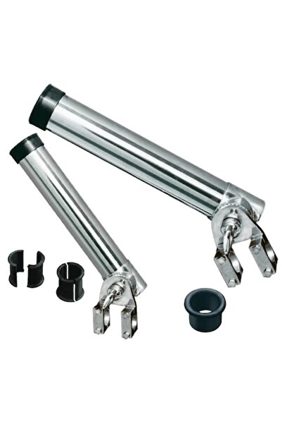 GFN Suport pentru undiță din oțel inoxidabil Amvon, diametru 25 mm, set de 4,...