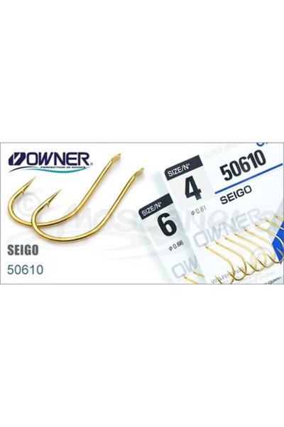 Mimteam Owner 50610 Seigo Hooks, Palette, Gold, 7 Pieces