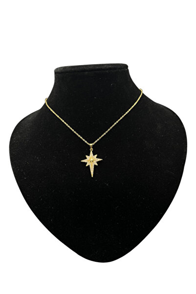 ElectraStore Colier Auriu cu Pandantiv Stea