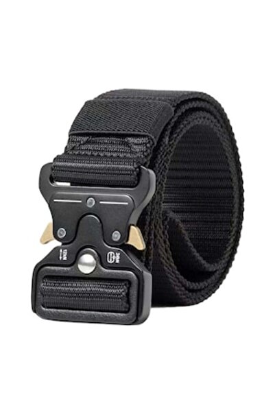 Yacht TNG Tactical Survival Belt for Men, 131cm, Steel Buckle, Black