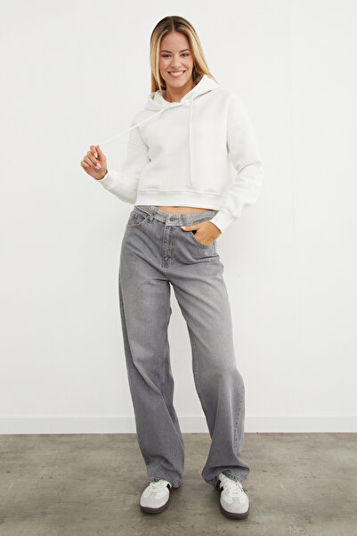 Fulla Moda 3 Thread Basic Hooded Sweatshirt