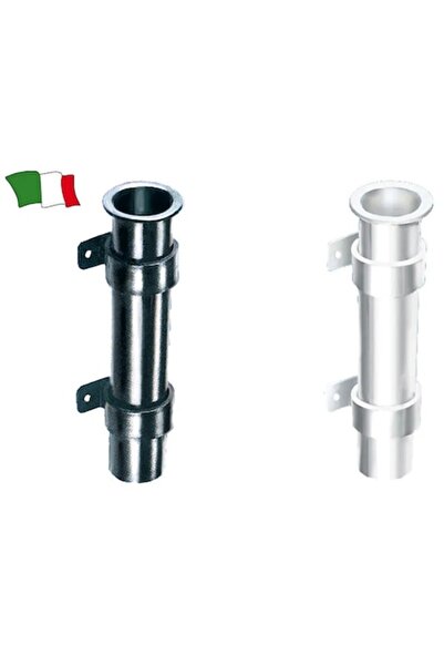 GFN Wall-Mounted Fishing Rod Holder, ABS, Black