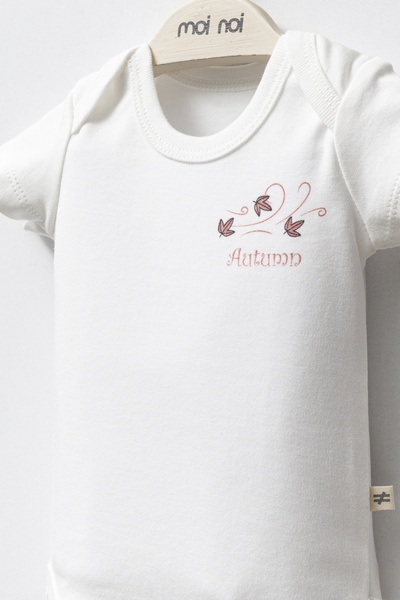 Moi Noi Baby Set Newborn Hospital Release Set Pink Bird 10-Piece Set Boxed 100% Organic Cotton