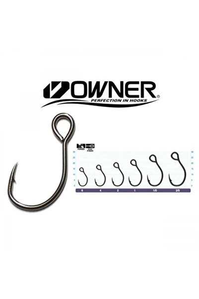 Mimteam Owner S-75M Hooks No.1 Minnow, Eye, for Predator and Trout Fishing, 5...