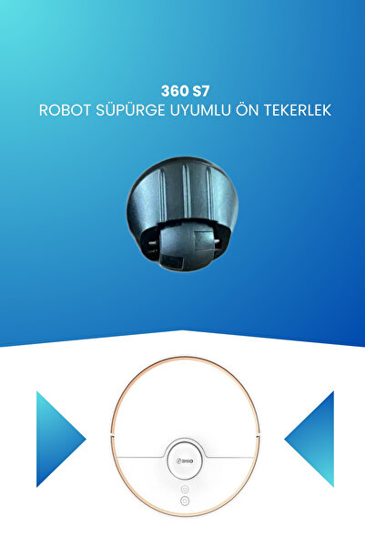 ELECTROLL Roată din față compatibilă cu aspiratorul robot 360 S7