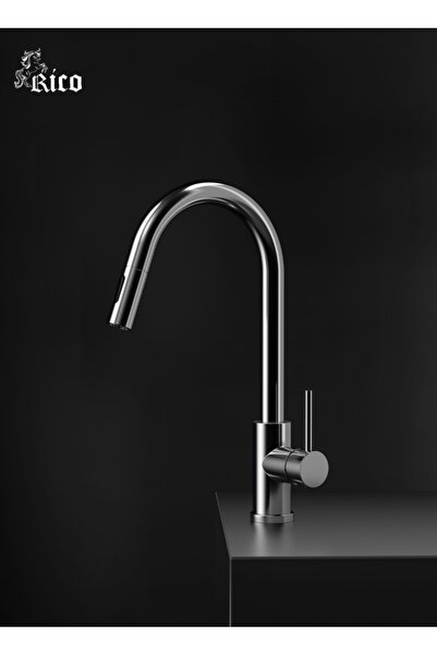 Rico ATLANTİK SPİRALLİ KROM RENK EVYE BATARYASI