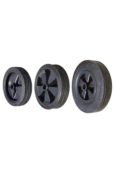 GFN Plastic Wheel with Rubber Rim, External Diameter 200x45 mm, Bore Diameter 20 mm
