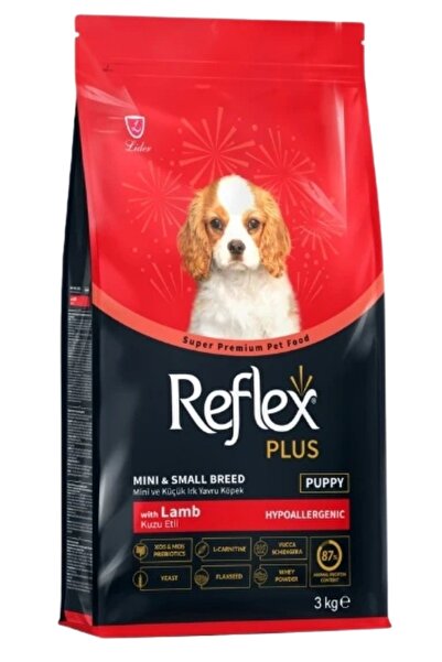 Reflex Plus Kuzu Etli Mini ve Küçük Irk Yavru Köpek Maması 3kg