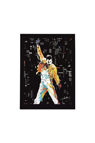 GRELYS PRINT Tablou Canvas cu rama, Freddie Mercury, Queen, muzica, artist, 3...
