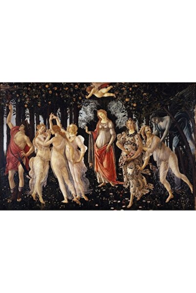 GRELYS PRINT Lucrare de artă pe pânză, reproducere Botticelli, Primavera, 90 ...