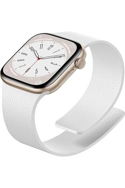 Alstrap Apple Watch 11-10 42mm 9 8 7 41mm Se 6 5 4 40 2 3 38mm Uyumlu Manyeti...