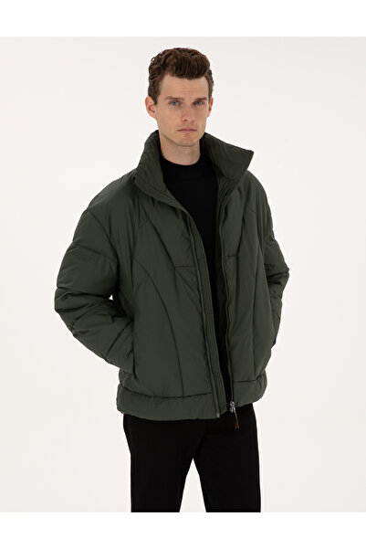 Pierre Cardin Dark Khaki Oversize Coat 50310146-Vr111