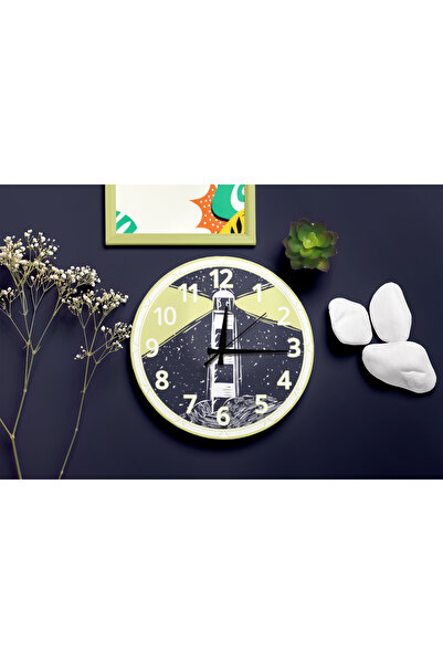 M&H Quality Modern Nautical Clock Design with Night and Light Concept Silent Clock