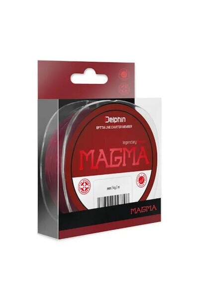 DELPHİN Magma Maroon Monofilament Line, 1000 m, Diameter 0.234 mm
