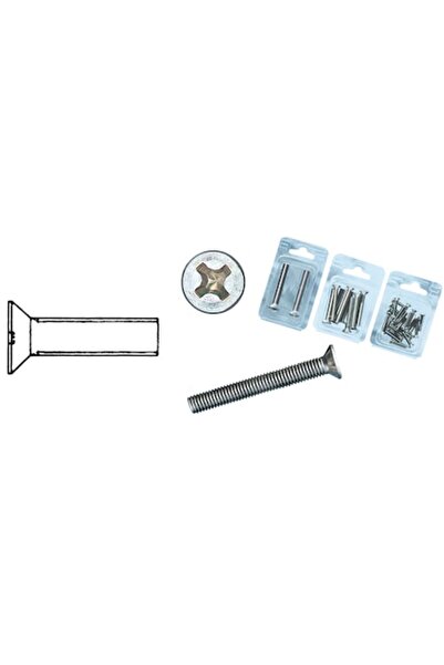 GFN Șurub metric din oțel inoxidabil A2, cap înecat în cruce, UNI 7688 / DIN 965