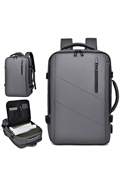 OEM Airplane Travel Backpack, EVES®, Ryanair & Blue Air Accepted, Business Laptop up to 18"4", Grey