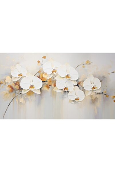 GRELYS PRINT Tablou Canvas living, dormitor, Flori, Orhidee, 100 x 60 cm