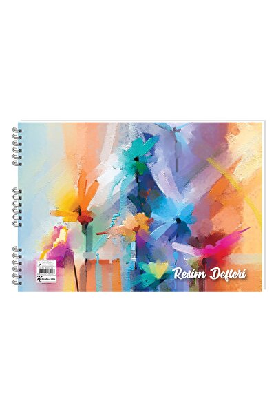KESKİN COLOR 25X35 Artistic Painting Notebook - Painting and Drawing Notebook 40 Sheets - 1 Piece