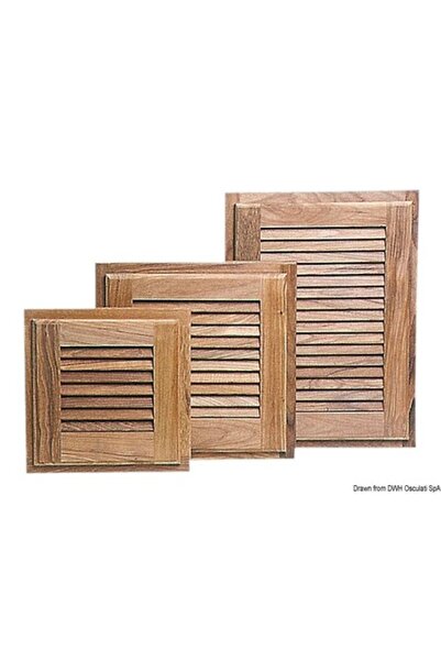 TNG Outdoor Trapă de dulap Oblon, cadru inclus, 305x305 mm, montare dreapta/stânga