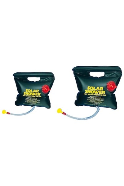 TNG Outdoor Duș solar portabil, 20 de litri cu mâner integrat, fabricat din PVC durabil