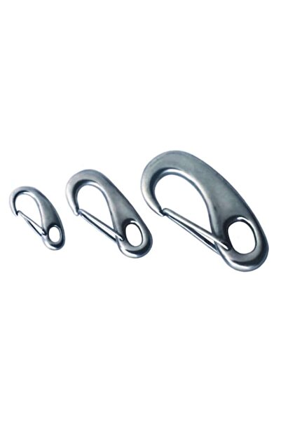 GFN Carabină din oțel inoxidabil cu deschidere cu arc, diametru 50 mm