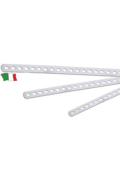 GFN Distanțier perforat din oțel inoxidabil AISI 316 pentru stâlpi, 100 cm și 10 cm, găuri de 6 mm