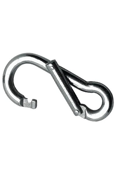 TNG Outdoor Carlige Inox Aisi 316 cu Deschidere Asimetrica, Diametru 12 mm, L...