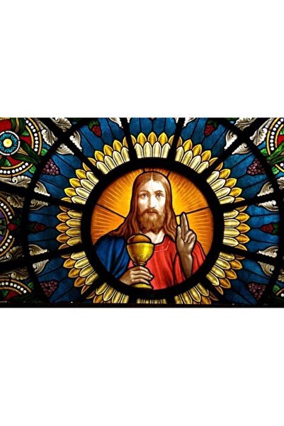 GRELYS PRINT Tablou Canvas, Icoana 005, 60 x 45 cm, Rama lemn, Multicolor