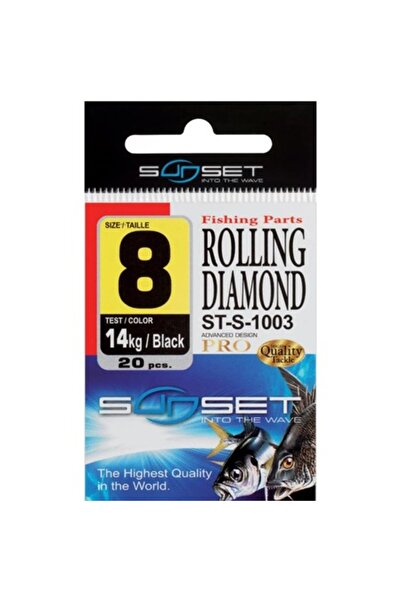 OEM Sunset Rolling Diamond Swivels, Anti-Corrosion Steel, 14 mm, 20 Pieces