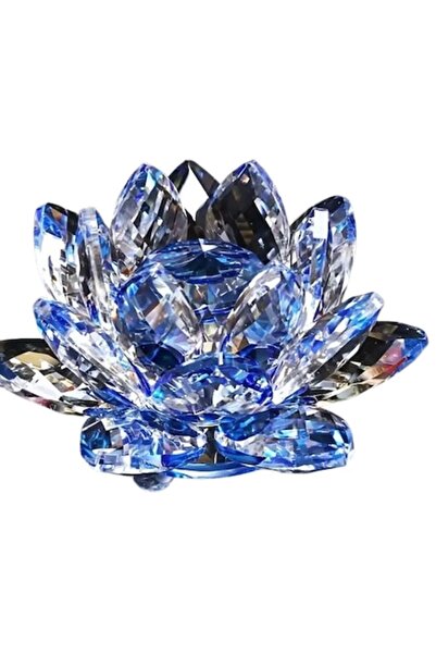VeliumCraft Lotus de cristal, VeliumCraft, 6x5 cm, cu propagare lumina tip vi...