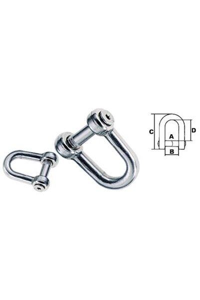 GFN Cheie cu șurub încorporat pentru lanț de ancoră, Ø A 10 mm, lățime B 19,5...