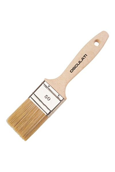 OSCULATI Pensulă profesională Ecolegno pentru lac și vopsea, 40x15 mm, peri blonzi, mâner din deșeuri de lemn