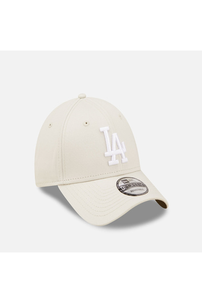NEW ERA قبعة LA Dodgers League Essential 9Forty للجنسين باللون البيج - 60298730