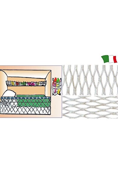 GFN Knotless Safety Net for Balustrades, 45x45 mm, 600 mm Height