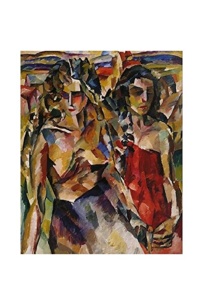 GRELYS PRINT Tablou Canvas, Dialog, 45 x 60 cm, Rama lemn, Multicolor