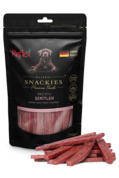 Reflex Snackies Keçi Etli Şeritler Köpek Ödül Maması 170gr