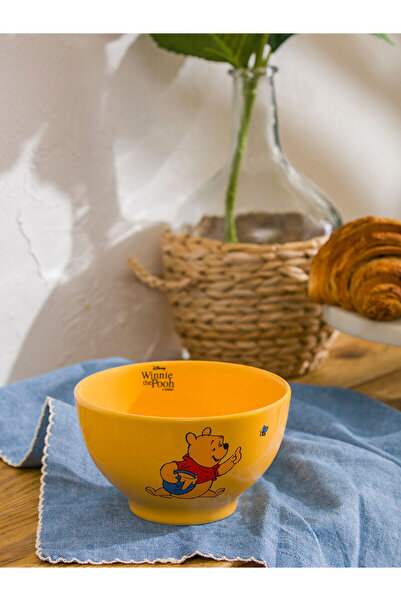 LC Waikiki Karişik Winnie the Pooh Baskılı Seramik Kase 14 cm