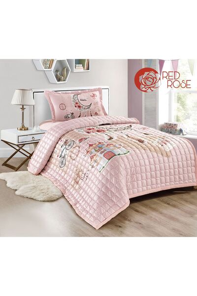 Red Rose Kids' Velvet Winter Compressed Bedspread - Soft, Comfortable and Stylish, Perfect for Your Child's Room