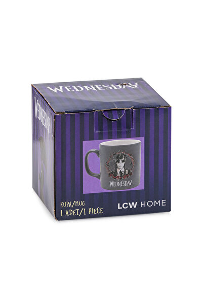 LC Waikiki Gray Wednesday Printed Porcelain Mug 320 ml