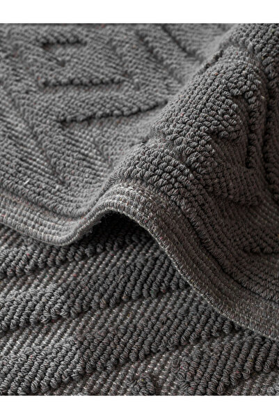 LC Waikiki Gray Patterned Bath Mat Set of 2