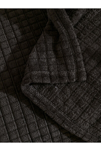 LC Waikiki Anthracite Double Plush Blanket 200X220 cm