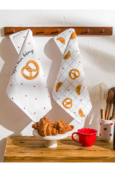 LC Waikiki Mixed Printed Tea Towels 2-Pack 40X50 cm