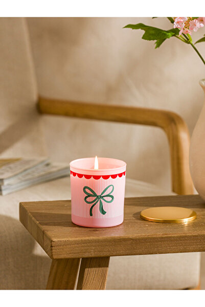 LC Waikiki شمعة كأس مطبوعة بفيونكة مختلطة