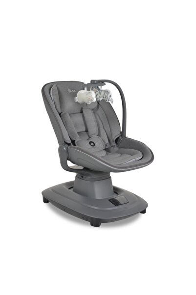 Cangaroo Electric Baby Swing Hera Dark Grey with Mobile App, 7 Swing Modes, 360°, Music and Insect