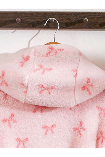 LC Waikiki Γυναικείο μπουρνούζι με ροζ φιόγκο