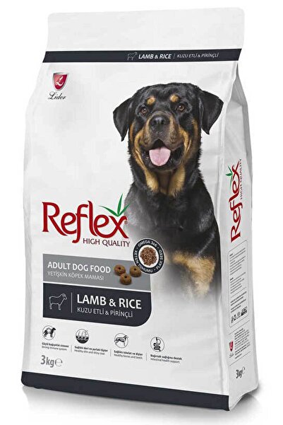 Reflex Kuzu Eti ve Pirinçli Yetişkin Köpek Maması 3kg Luxury