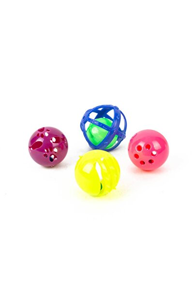 Flip Sound Cat Play Ball 4Pcs
