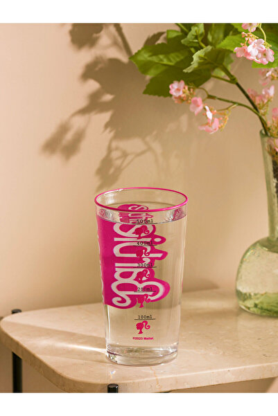 LC Waikiki Colorless Barbie Printed Glass Cup 570 ml