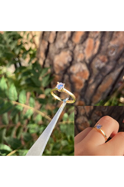 DİLEK KUYUMCULUK Tektaş altın yüzük