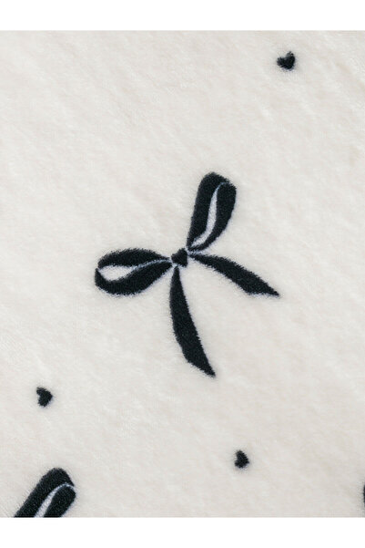 LC Waikiki Leave Your Style with Us | Bow Patterned Double Blanket 200X220 cm